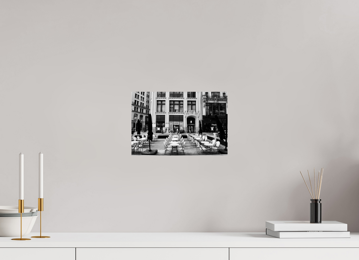 Before the Coffee, After the Crowd - Photo Print On Fuji Crystal DP II