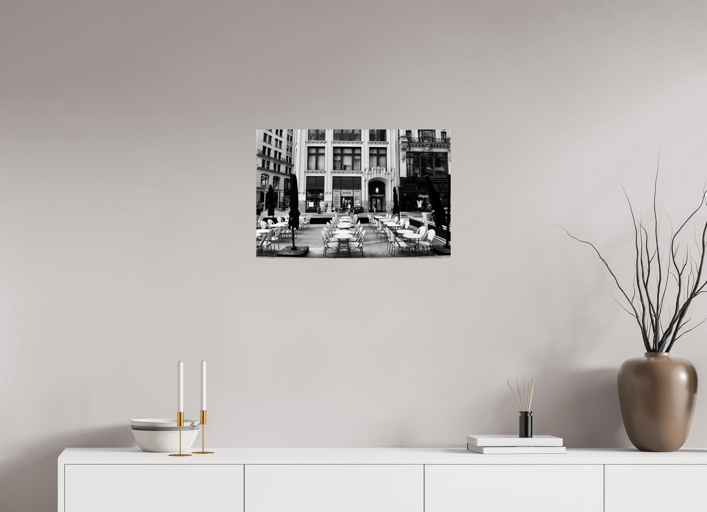 Before the Coffee, After the Crowd - Photo Print On Fuji Crystal DP II