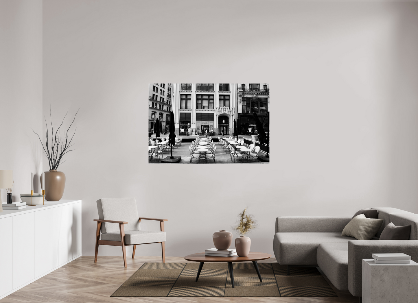 Before the Coffee, After the Crowd - Photo Print On Fuji Crystal DP II