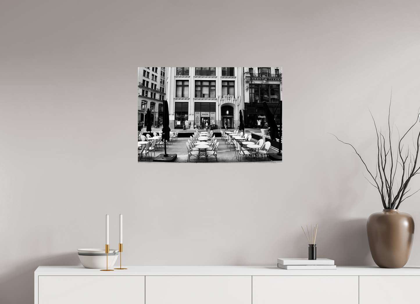 Before the Coffee, After the Crowd - Photo Print On Fuji Crystal DP II