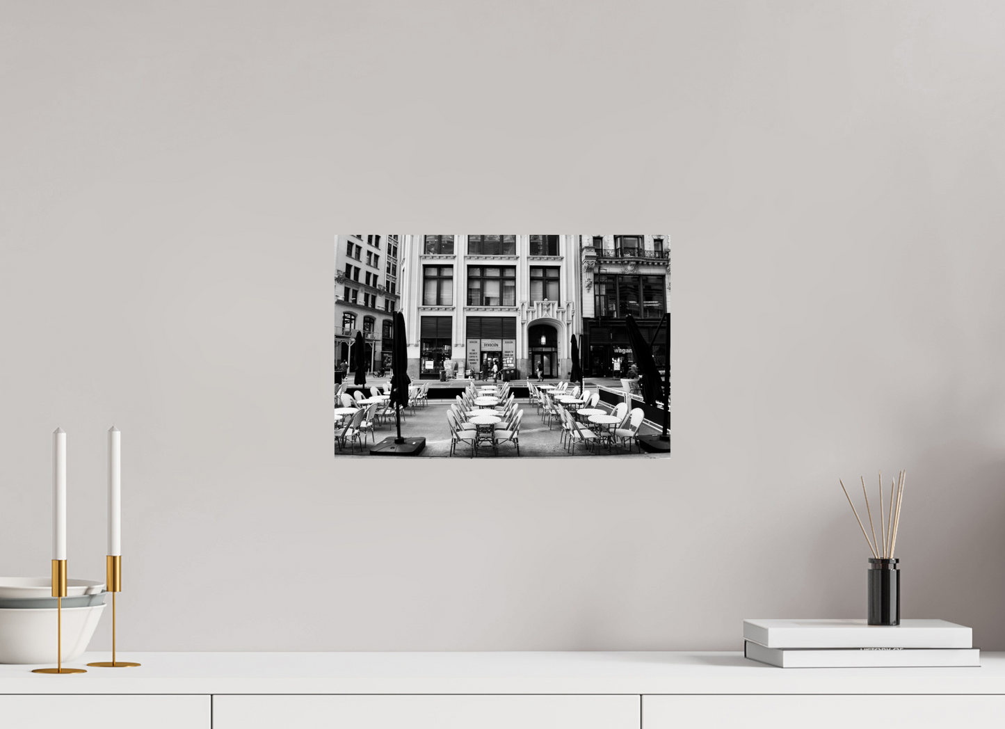 Before the Coffee, After the Crowd - Photo Print On Fuji Crystal DP II